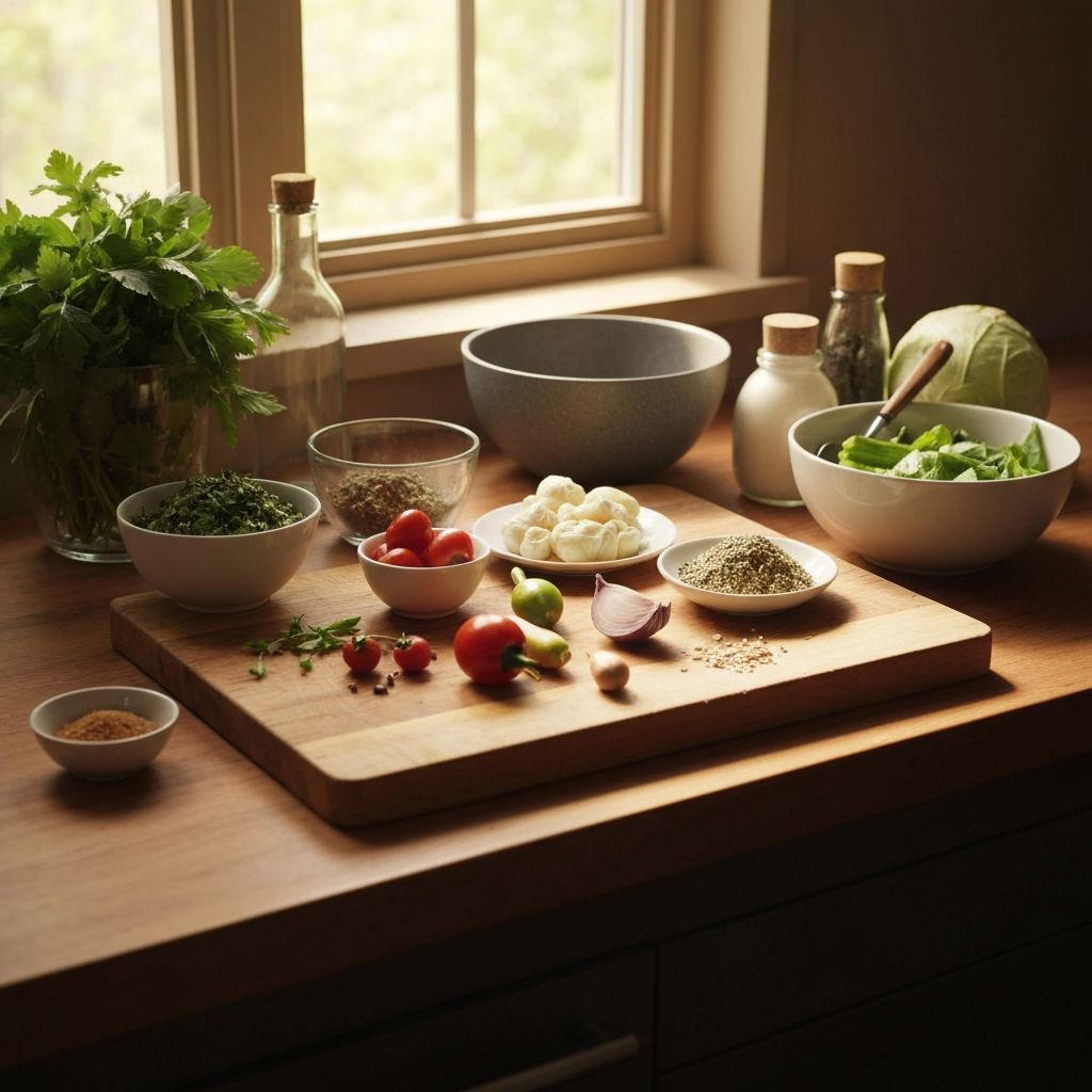 Zubereitung gesunder Lebensmittel